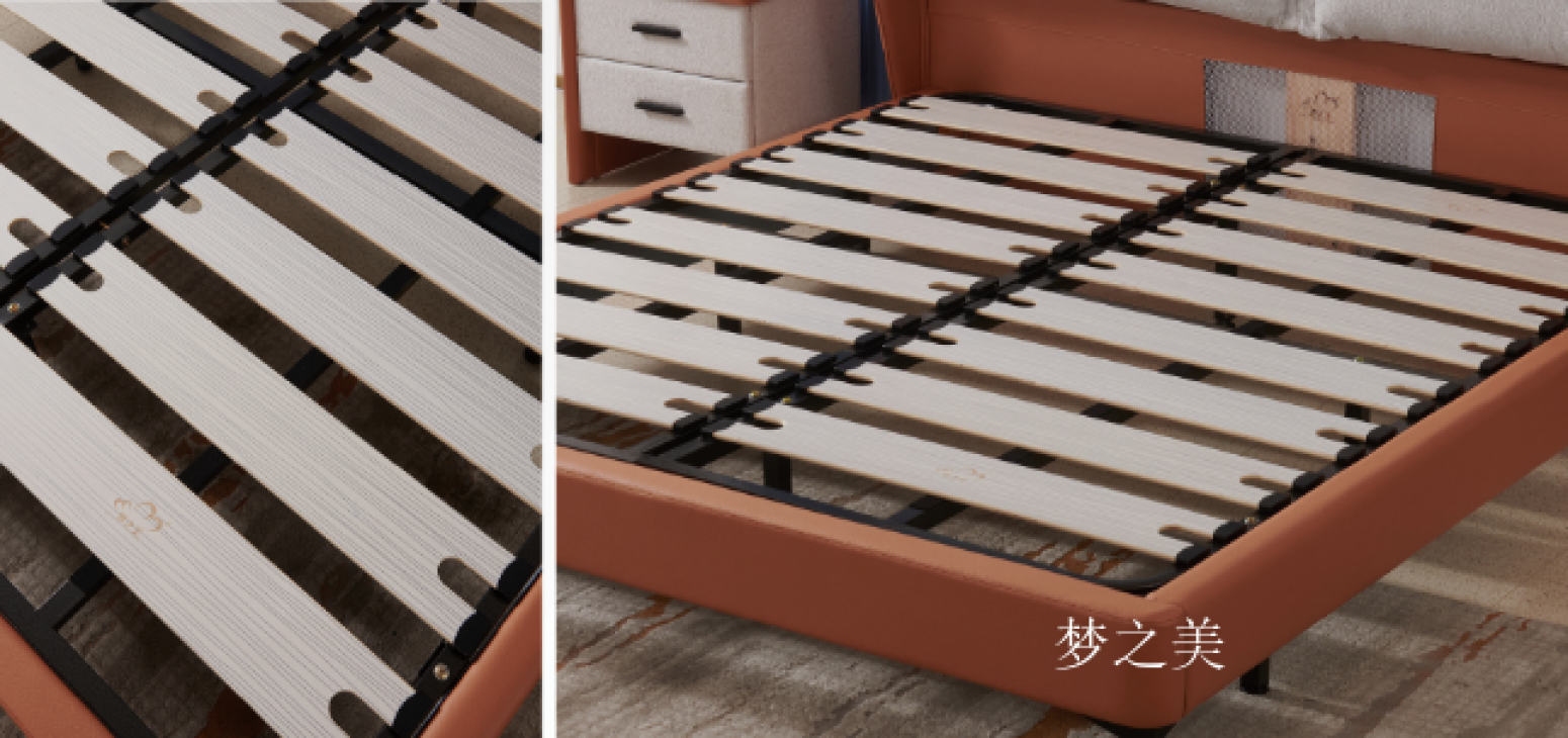 梦之美客卧家具产品《现代真皮软床》【图3】