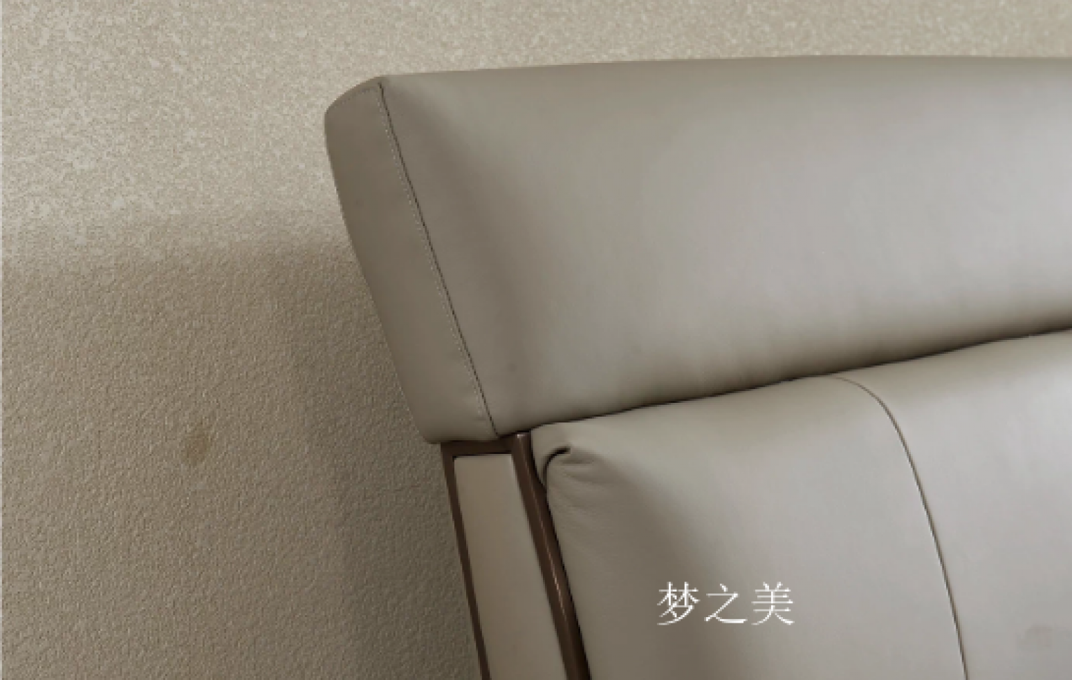 梦之美客卧家具产品《现代简约头层牛皮床架》【图0】
