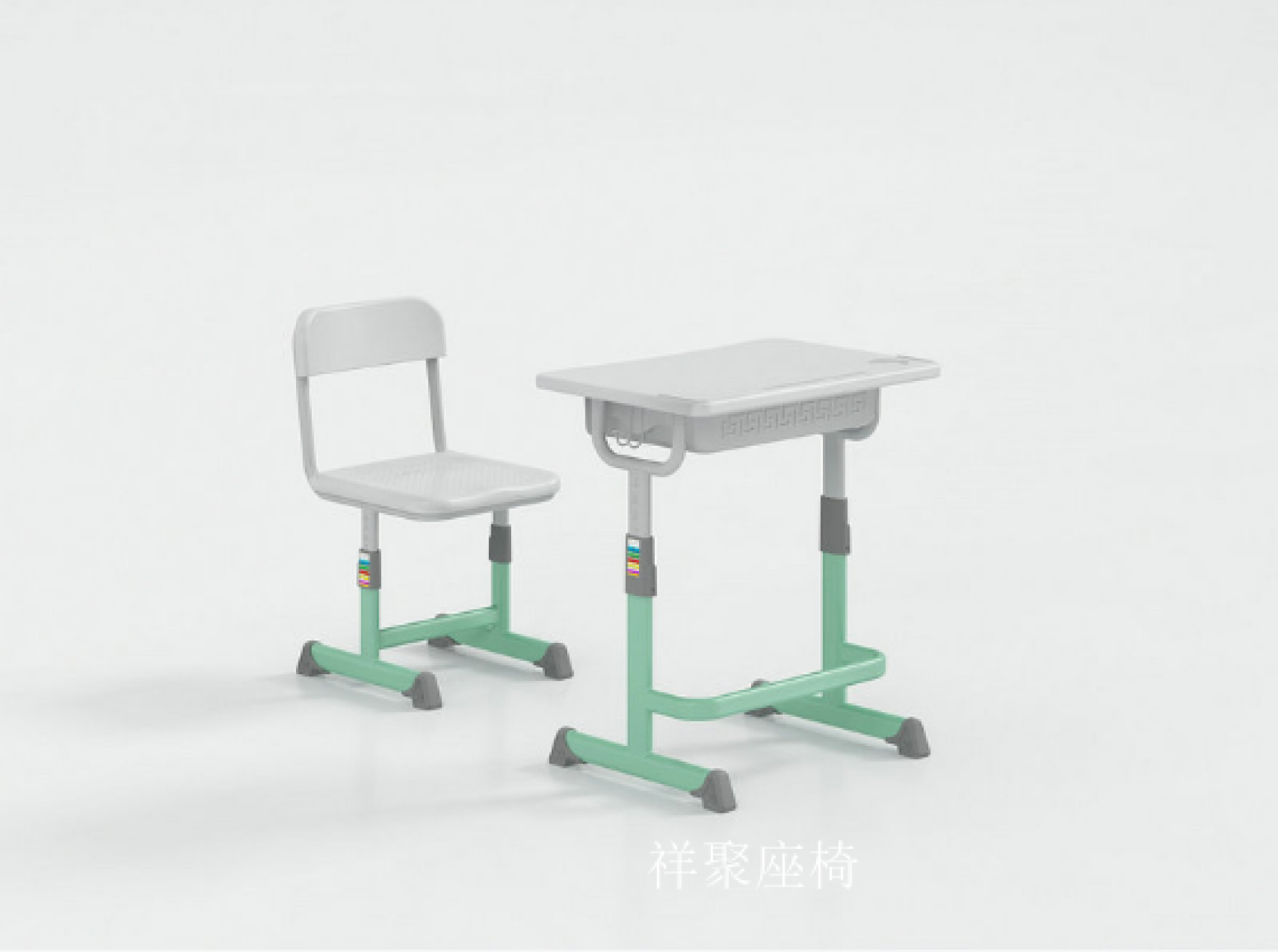 祥聚座椅办公家具产品《学校板式课桌椅》【图3】