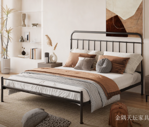 金隅天坛家具客卧家具产品《铁艺床现代家具》议价