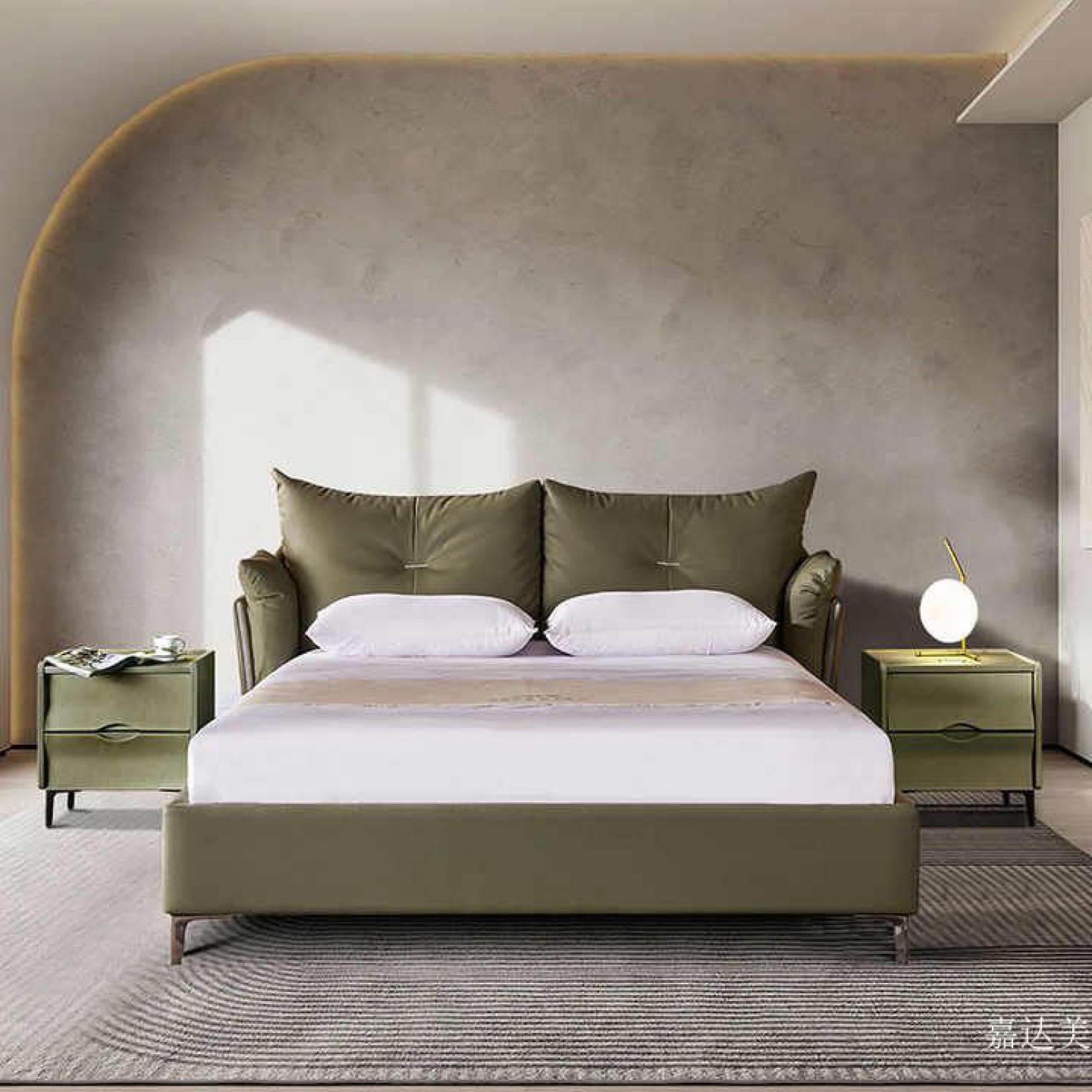 嘉达美客卧家具产品《现代真皮床》【图0】