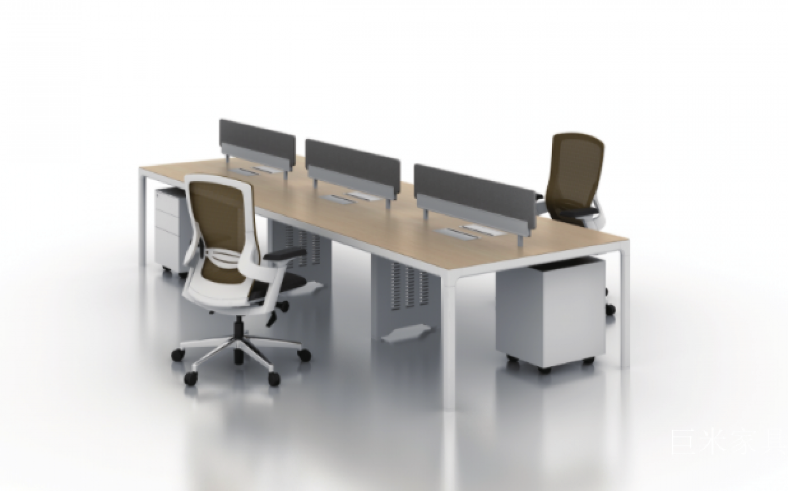 巨米家具办公家具产品《屏风办公桌》