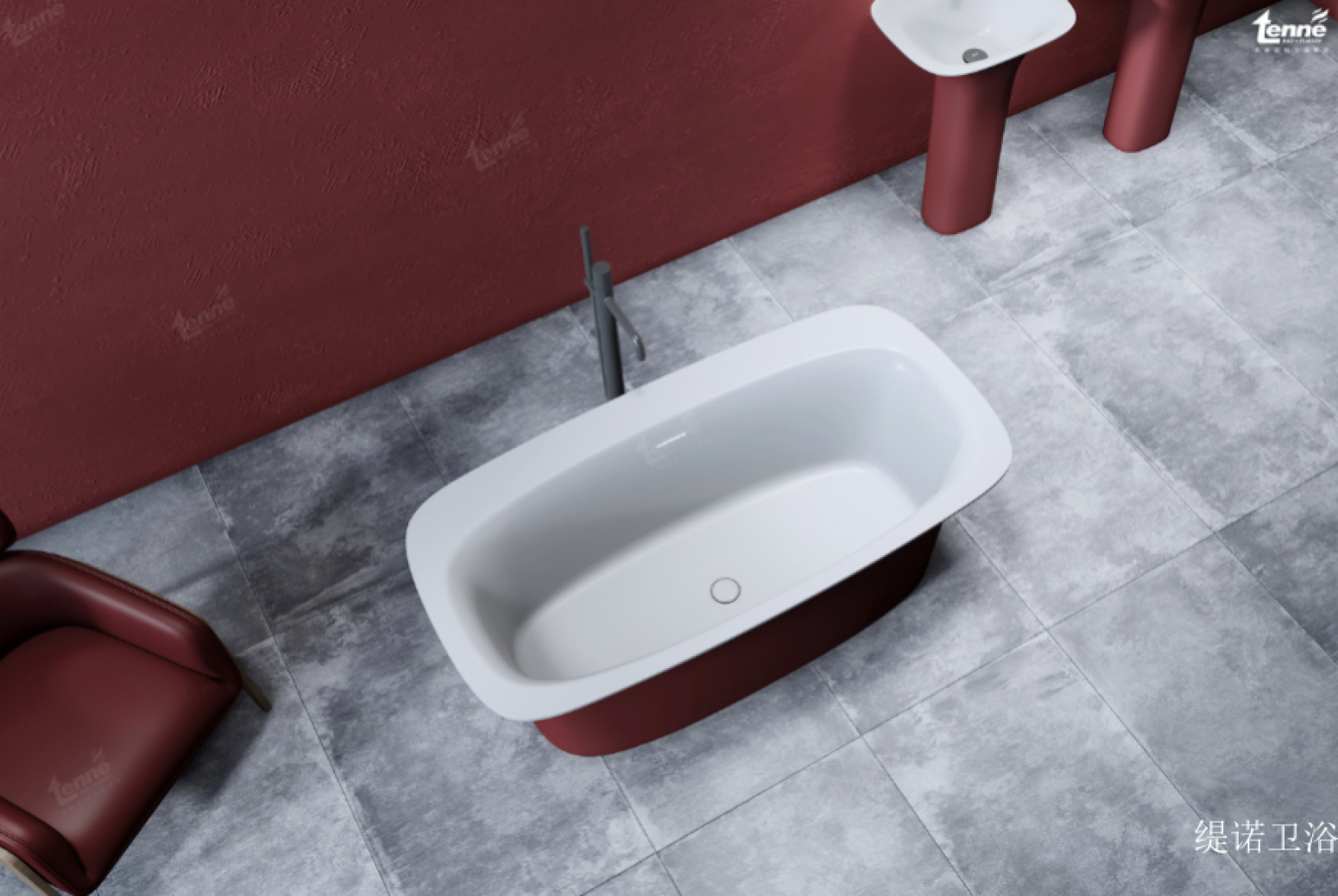 缇诺卫浴厨卫家具产品《方型浴缸》【图2】