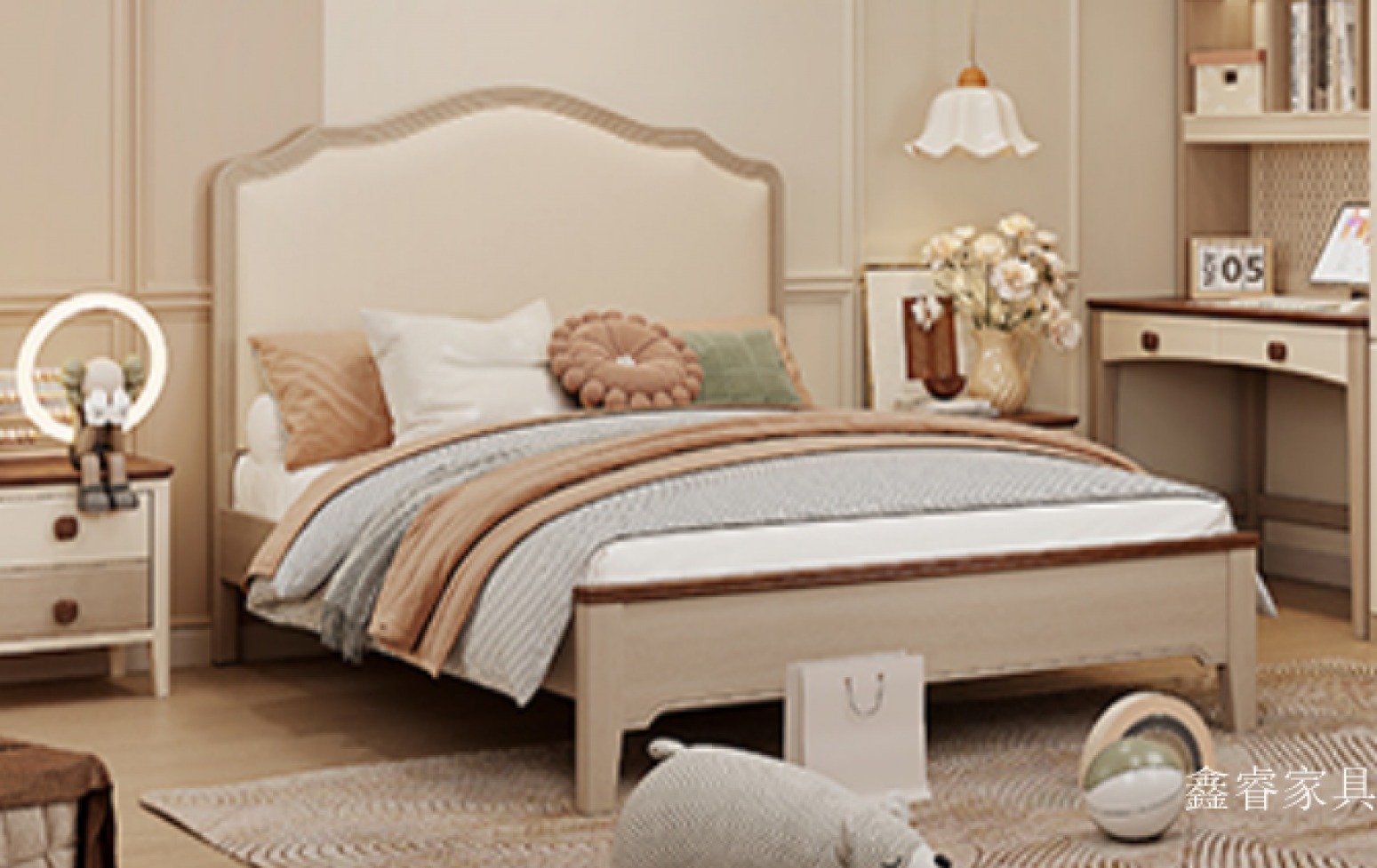 鑫睿家具儿童家具产品《睿美实木儿童床》【图2】