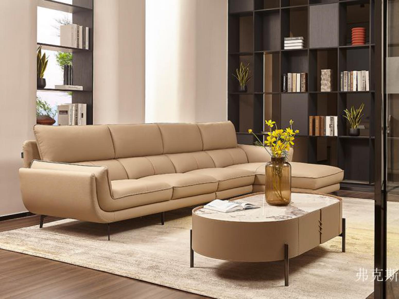 弗克斯客卧家具产品《暖棕雅韵沙发》【图0】