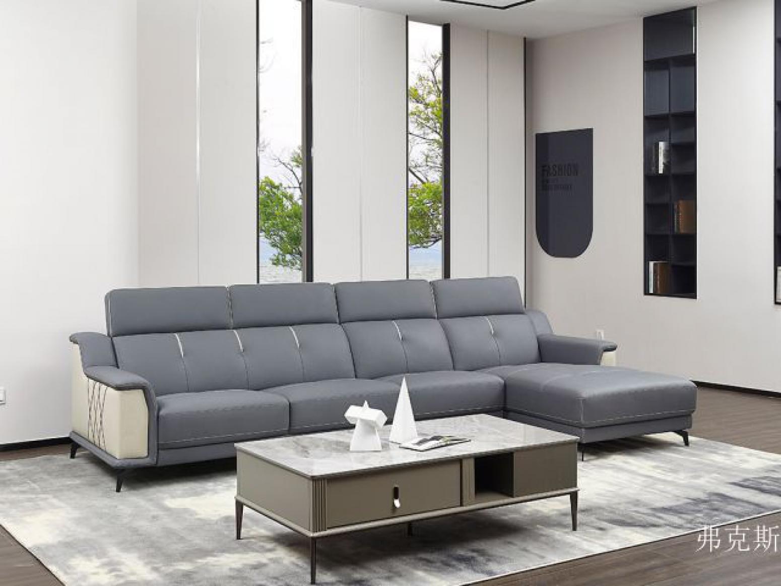弗克斯客卧家具产品《灰白色软体沙发》