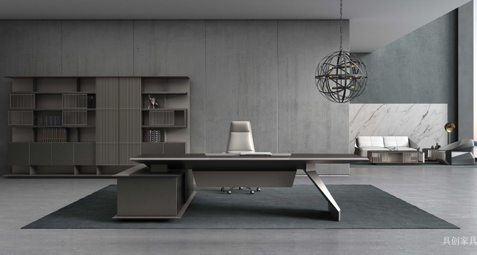 具创家具办公家具产品《恩佐高管办公桌》【图0】