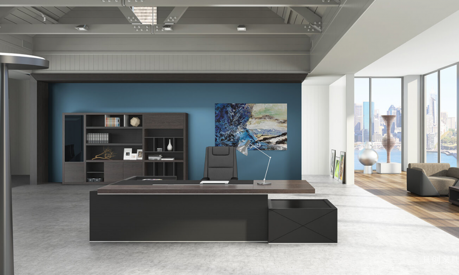 具创家具办公家具产品《传奇系列高管办公桌》