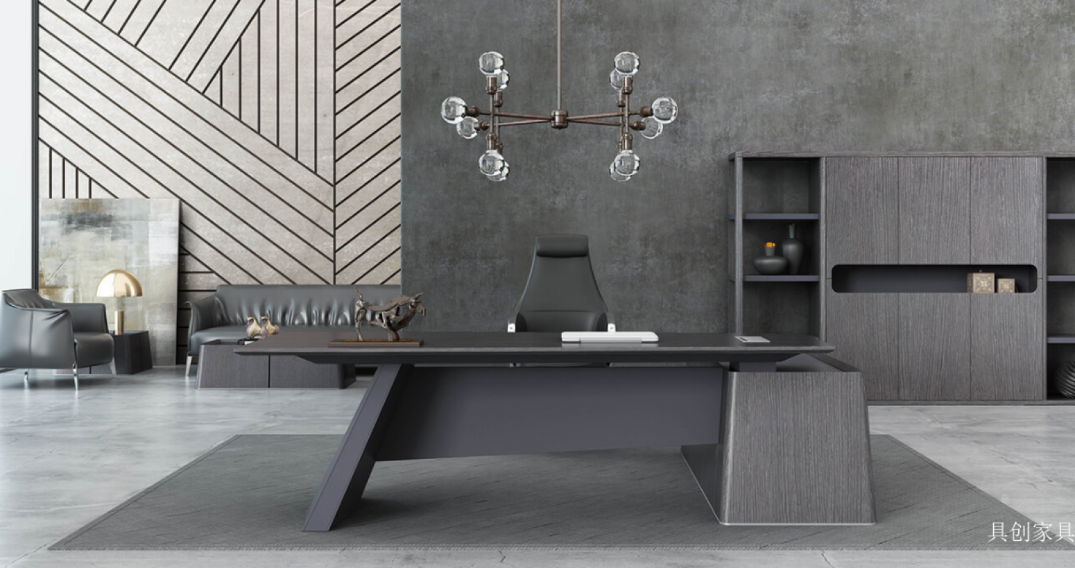 具创家具办公家具产品《卡斯诺系列高管办公桌》【图0】