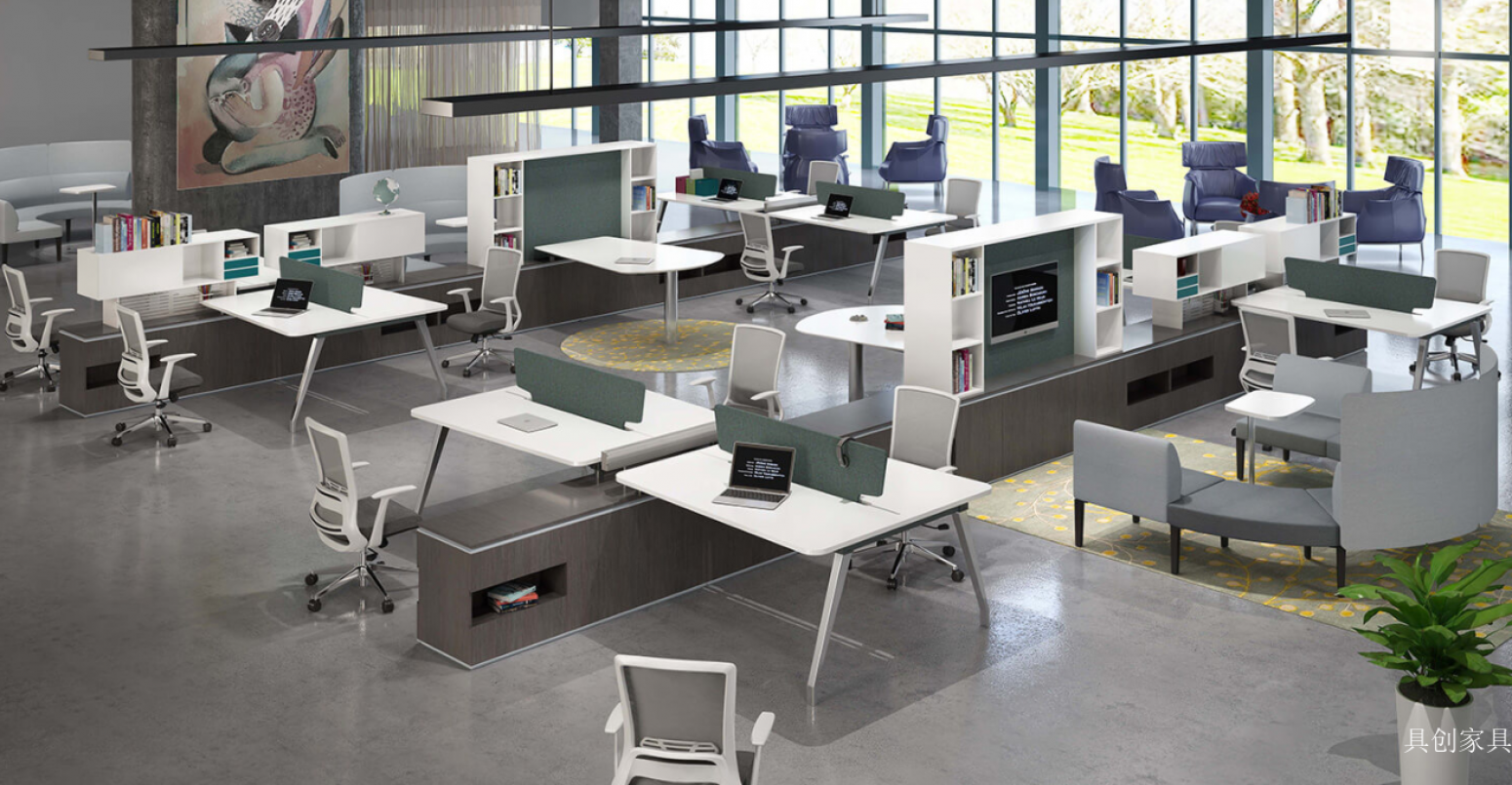 具创家具办公家具产品《阿尔法系列职员办公桌》