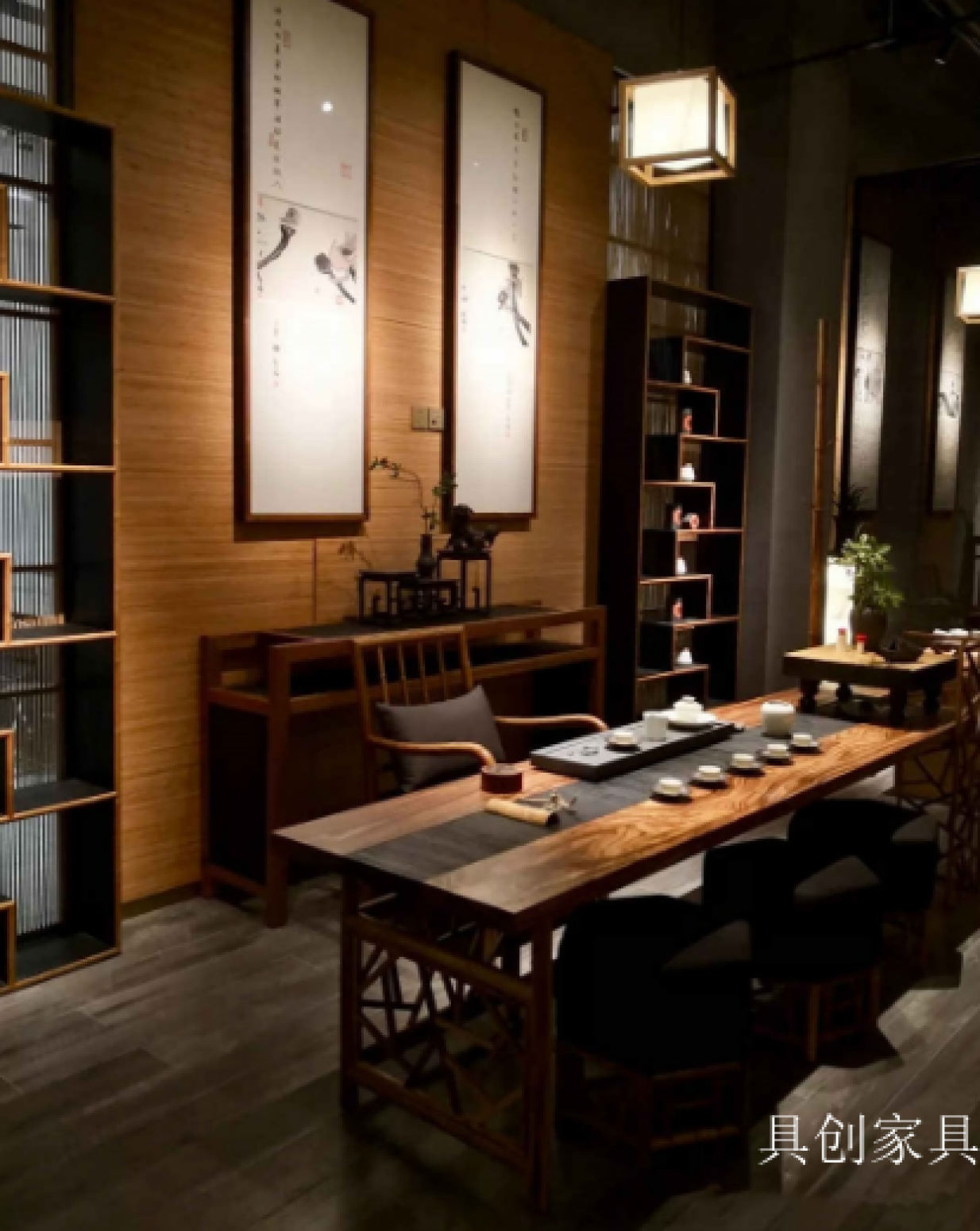 具创家具客卧家具产品《小斑马茶台》【图1】