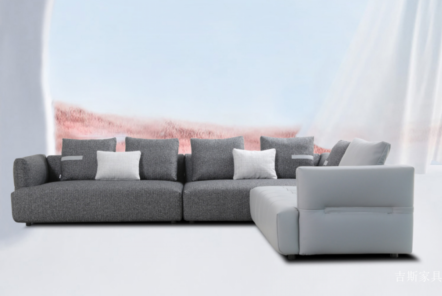 吉斯家具客卧家具产品《辛西娅布艺沙发》【图0】