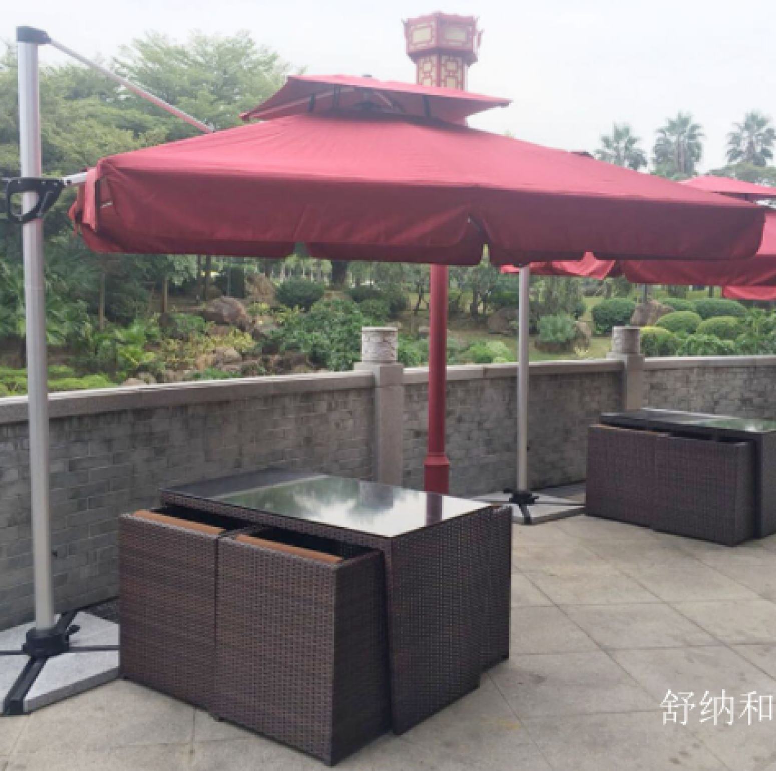 舒纳和户外家具产品《田园户外编藤桌椅》【图0】