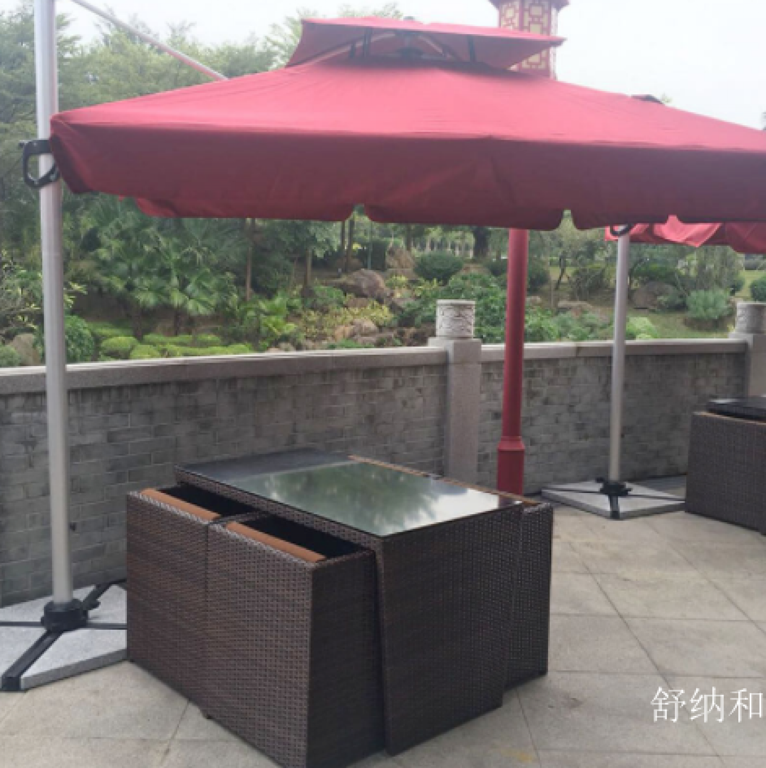 舒纳和户外家具产品《田园户外编藤桌椅》【图2】