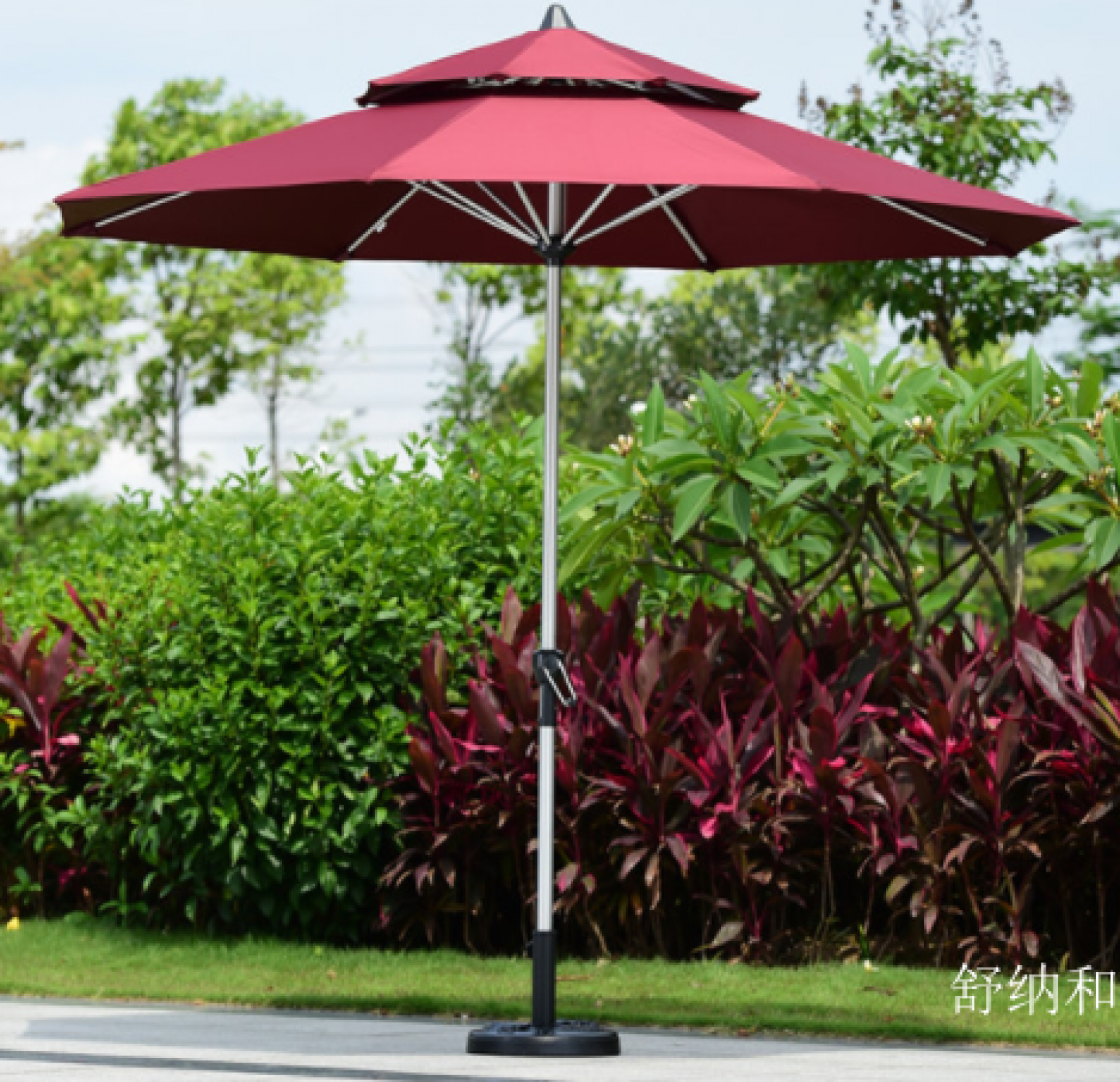 舒纳和户外家具产品《咖啡厅户外遮阳伞》【图1】