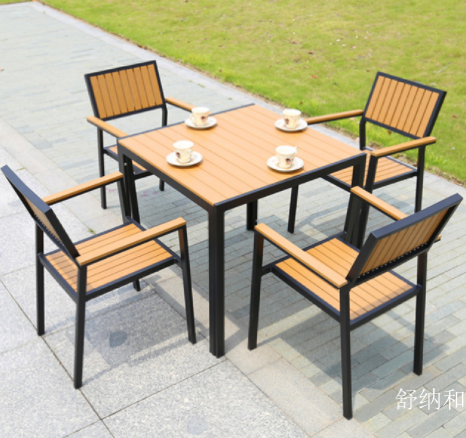 舒纳和户外家具产品《商用咖啡厅木桌餐椅》【图2】