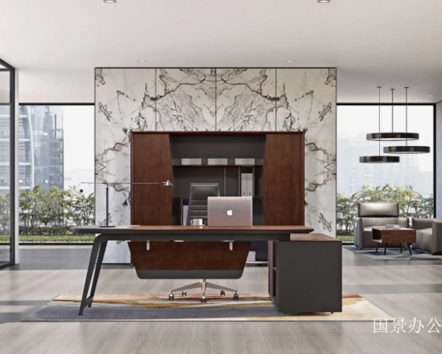 国景办公办公家具产品《乔布尔系列办公桌》