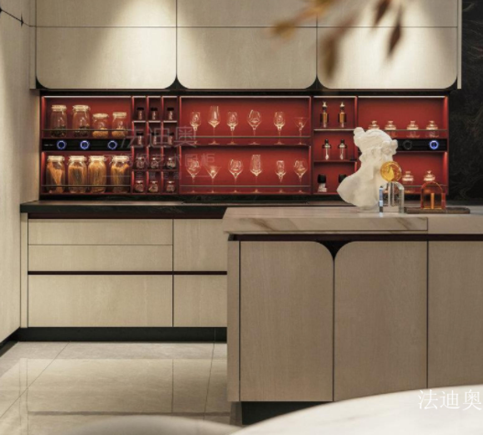 法迪奥厨卫家具产品《悦色-开放式厨房》【图1】