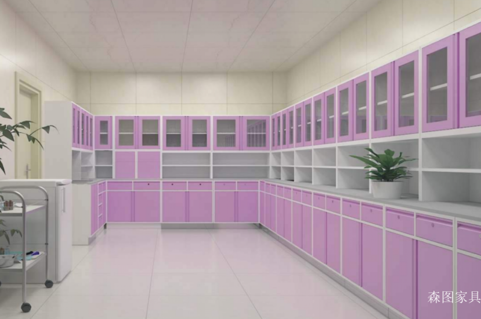 森图家具医疗家具产品《医院诊所诊疗处置柜》【图1】