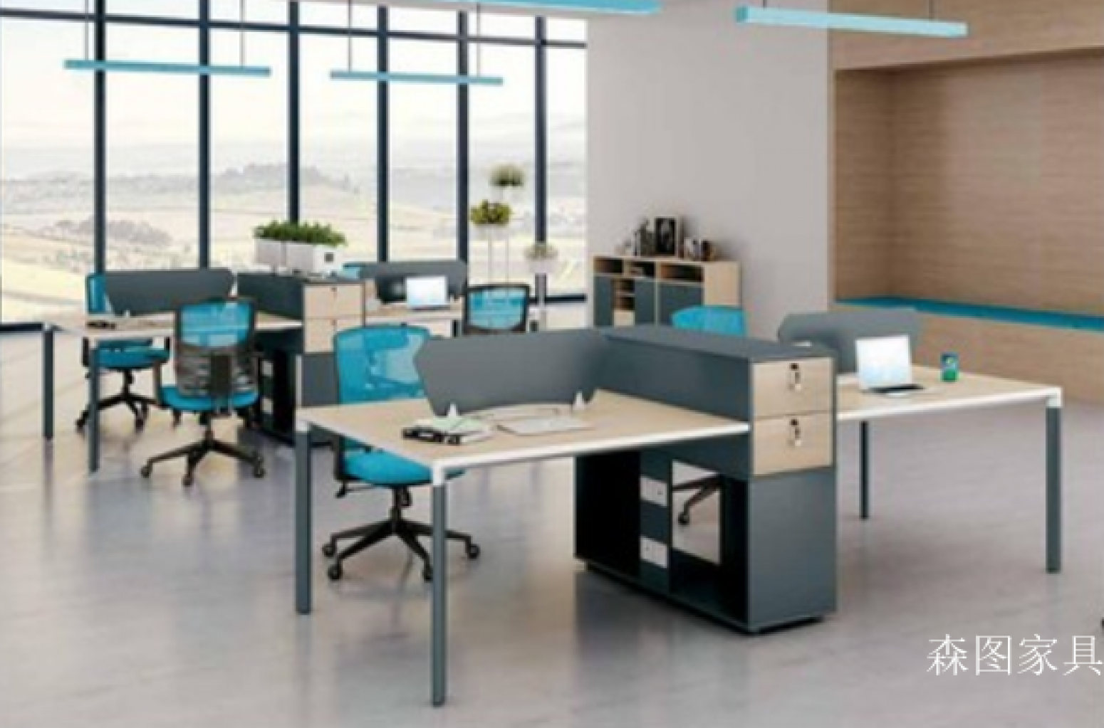 森图家具办公家具产品《森图职员办公桌》【图1】