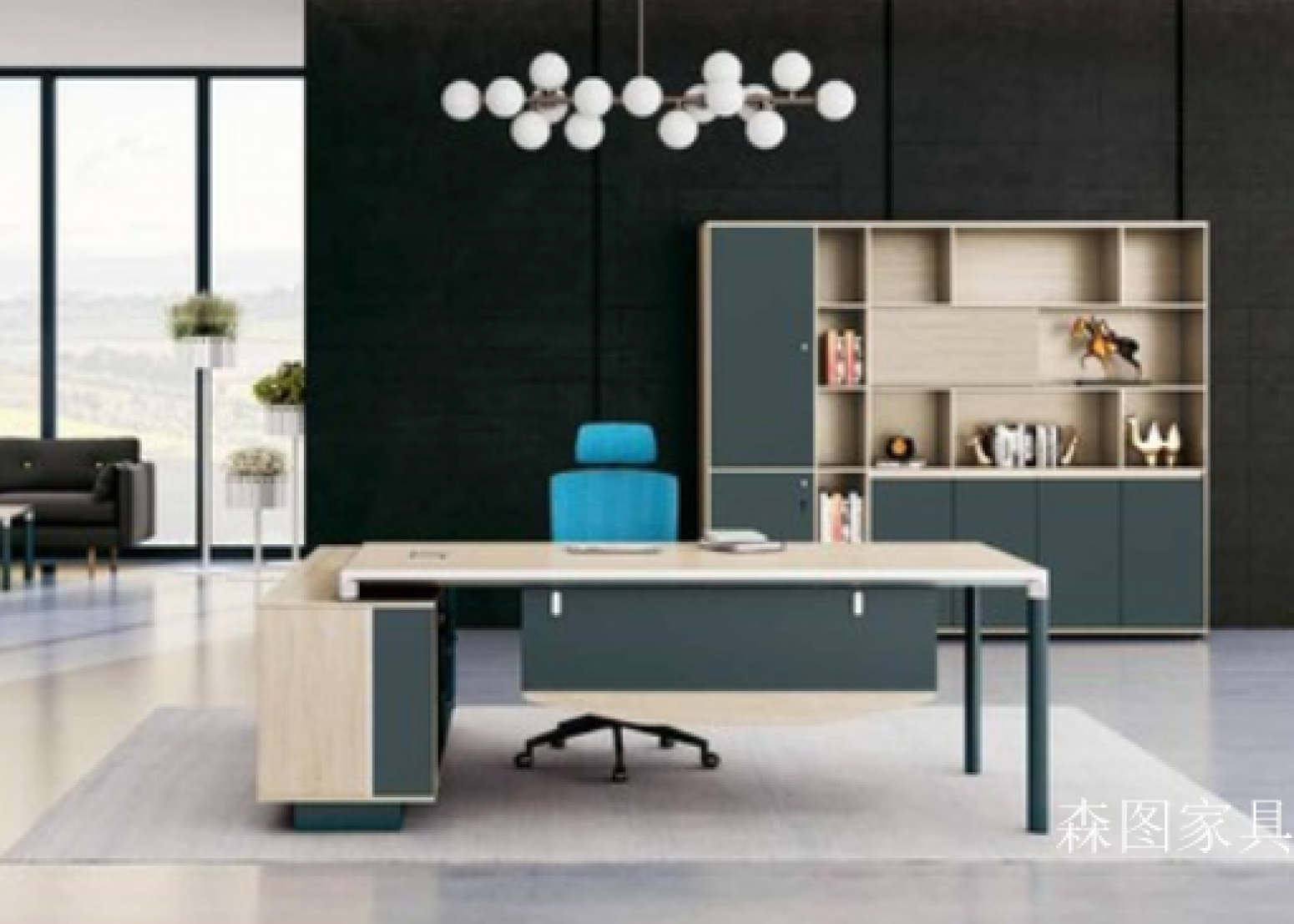 森图家具办公家具产品《森图高管办公桌》【图3】