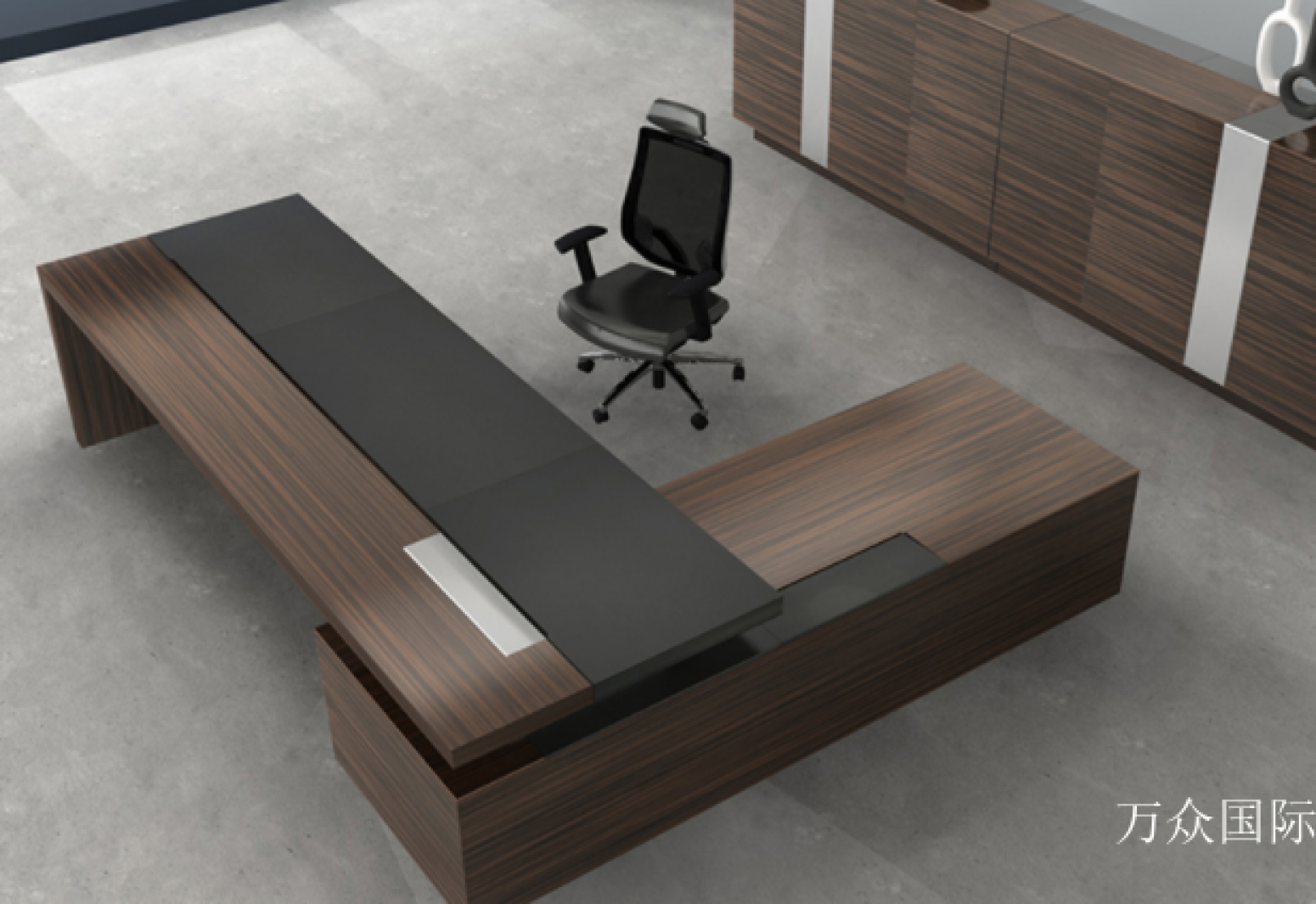 万众国际办公家具产品《现代总裁办公桌》【图1】