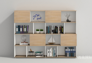 万众国际办公家具产品《木纹拼色开放式文件柜》议价