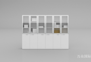 万众国际办公家具产品《现代玻璃门文件柜》议价