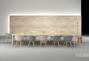万众国际办公家具产品《浅木简约会议桌》议价