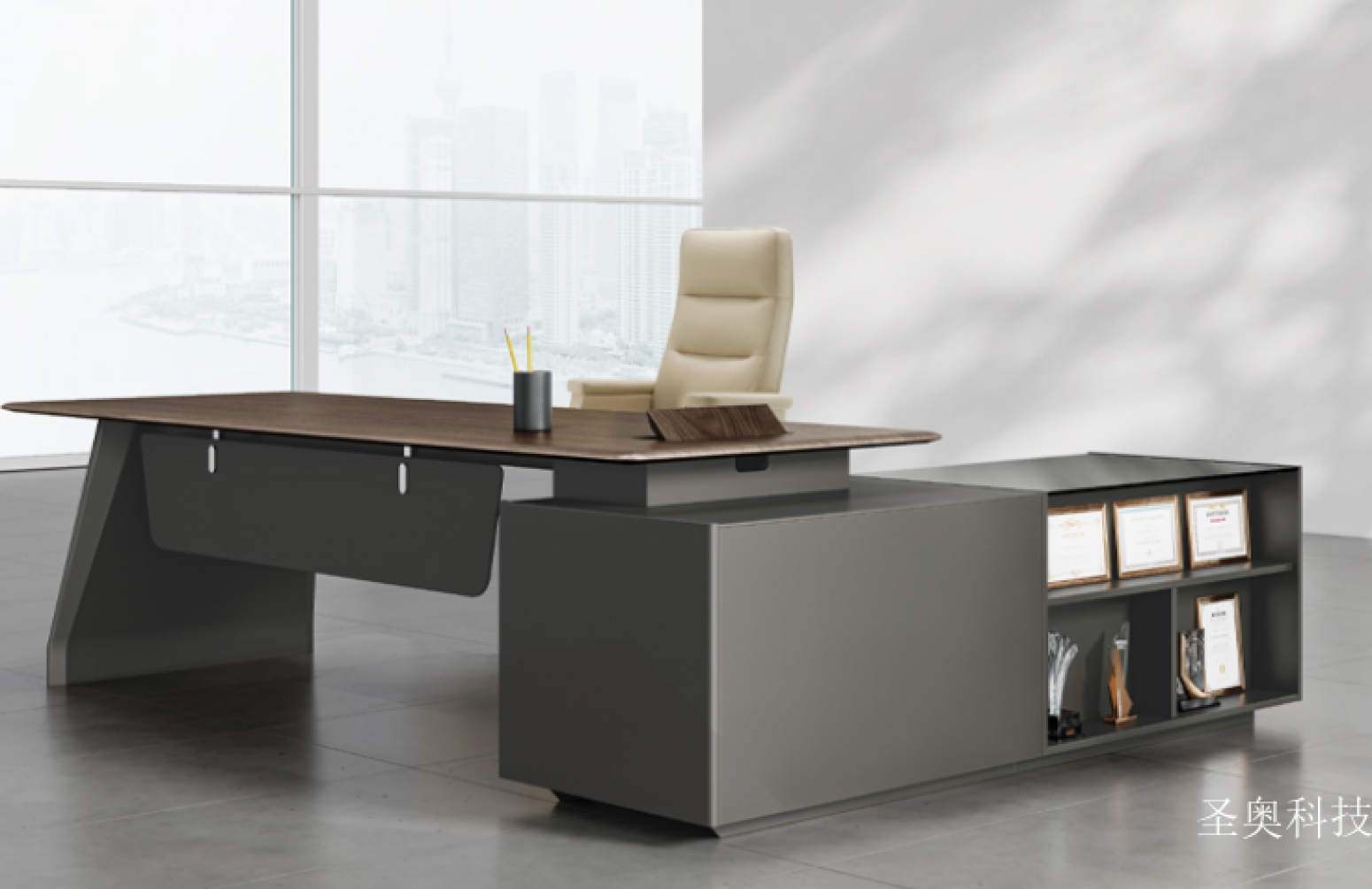 圣奥科技办公家具产品《瓦尔纳二代办公桌》【图1】