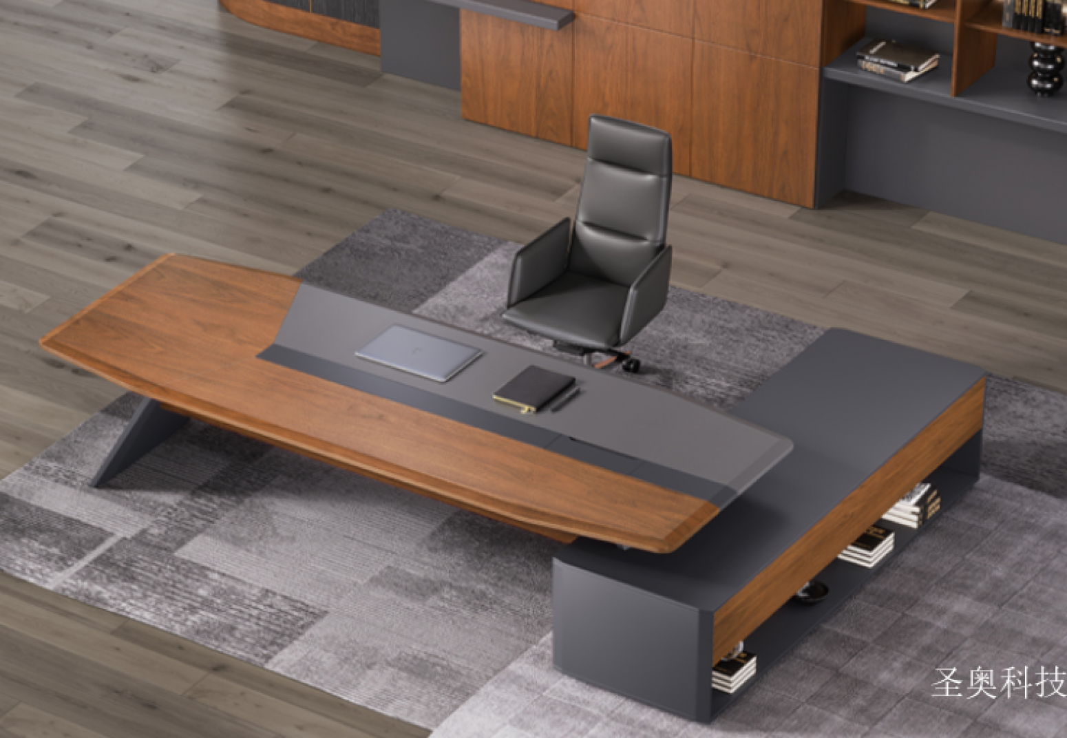 圣奥科技办公家具产品《奥伦蒂办公桌》【图2】