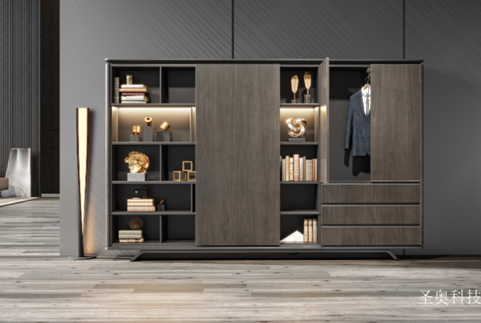 圣奥科技办公家具产品《昂蒂那文件柜》【图0】