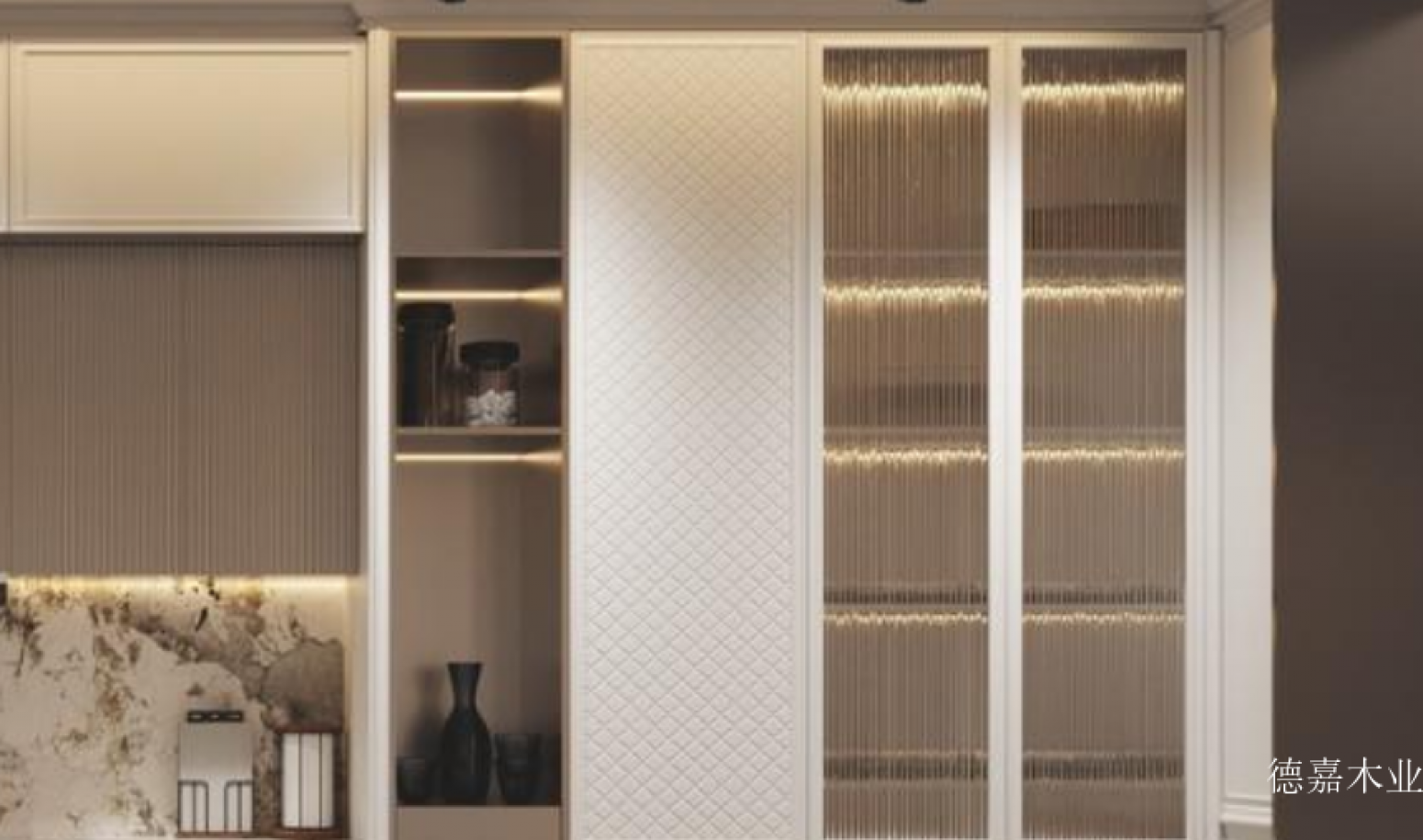 德嘉木业厨卫家具产品《现代高级感橱柜》【图1】