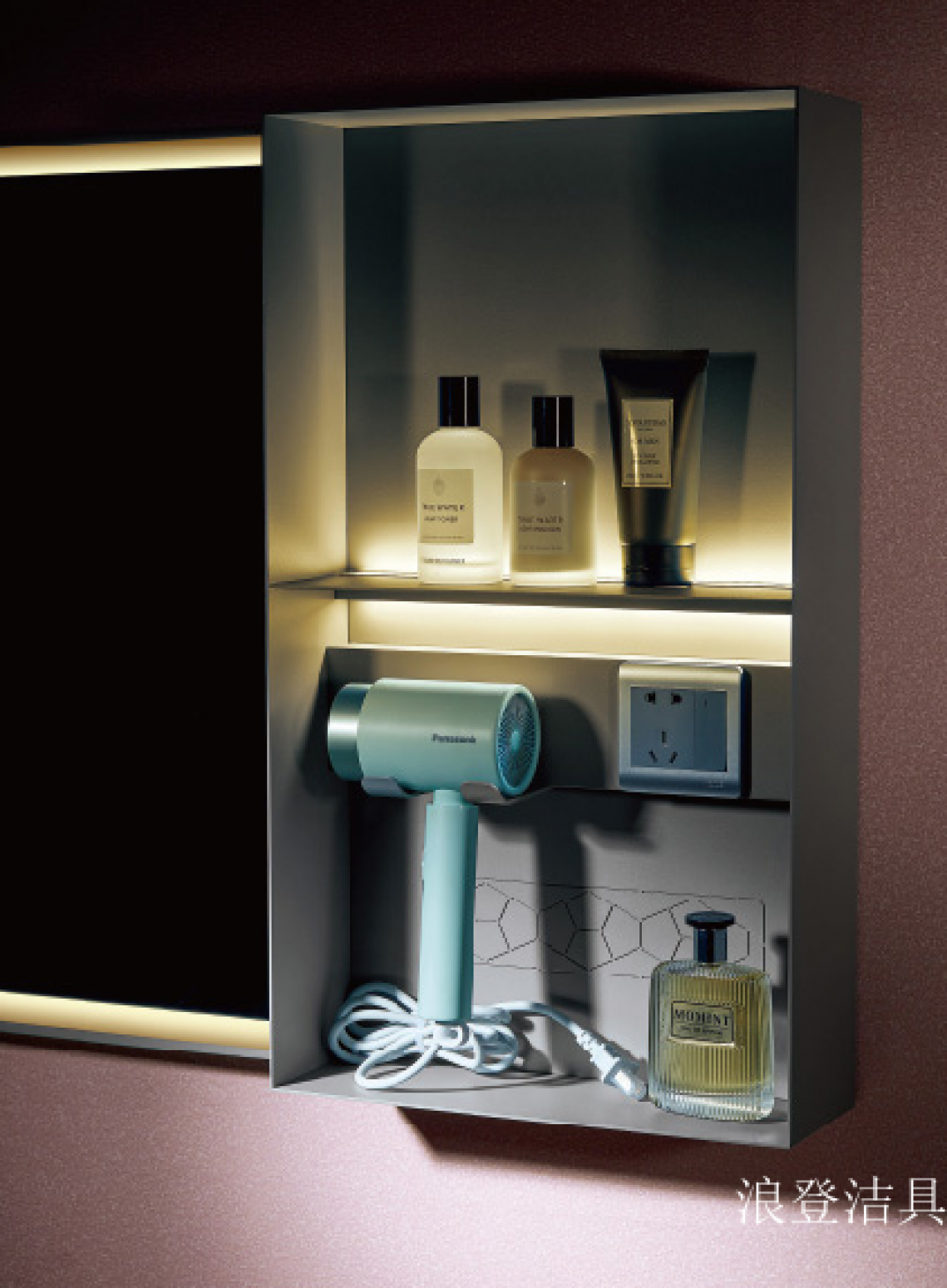 浪登洁具厨卫家具产品《爱尔兰灰浴室柜》【图1】