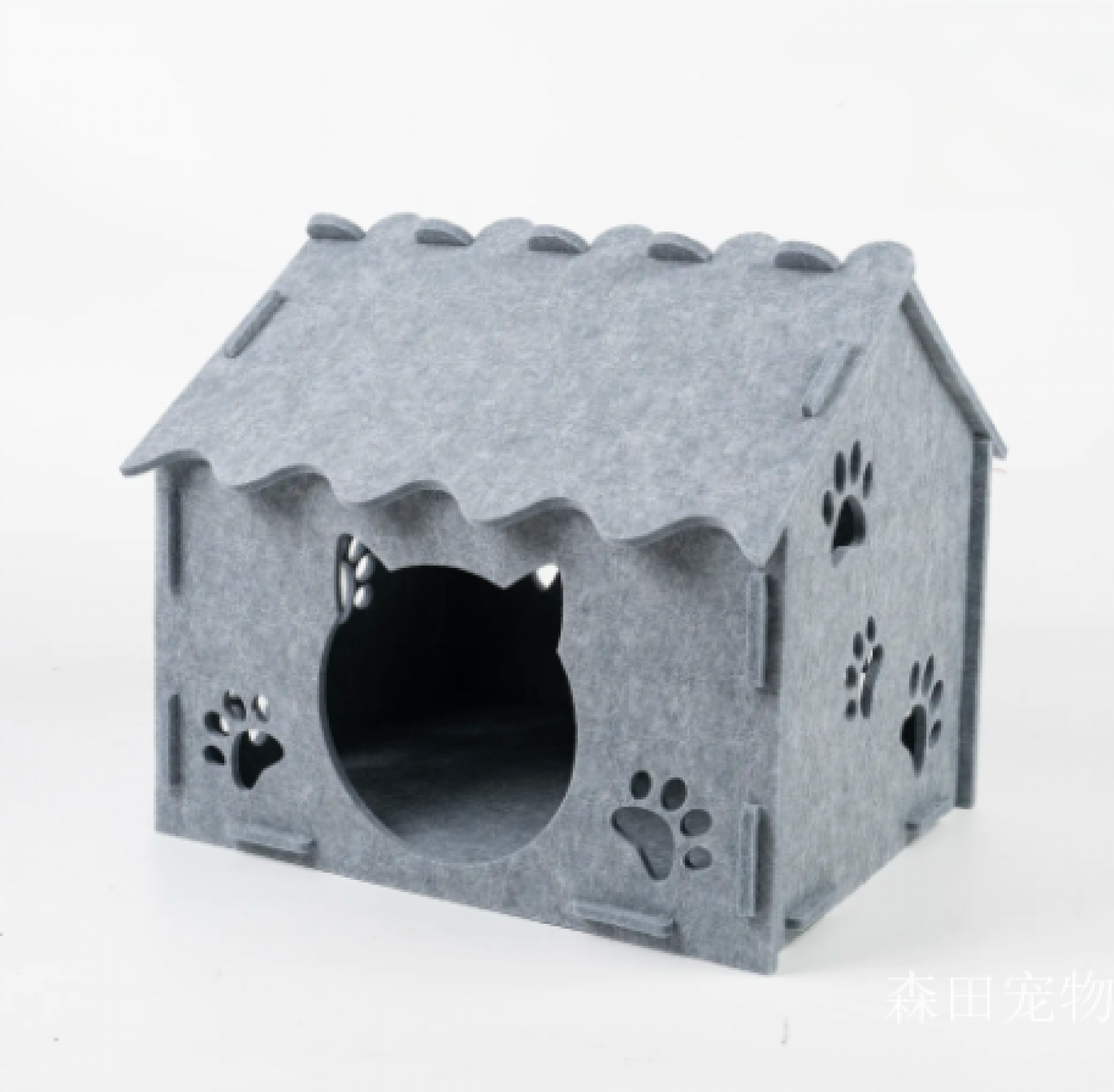 森田宠物宠物家具产品《毡布屋形猫屋》