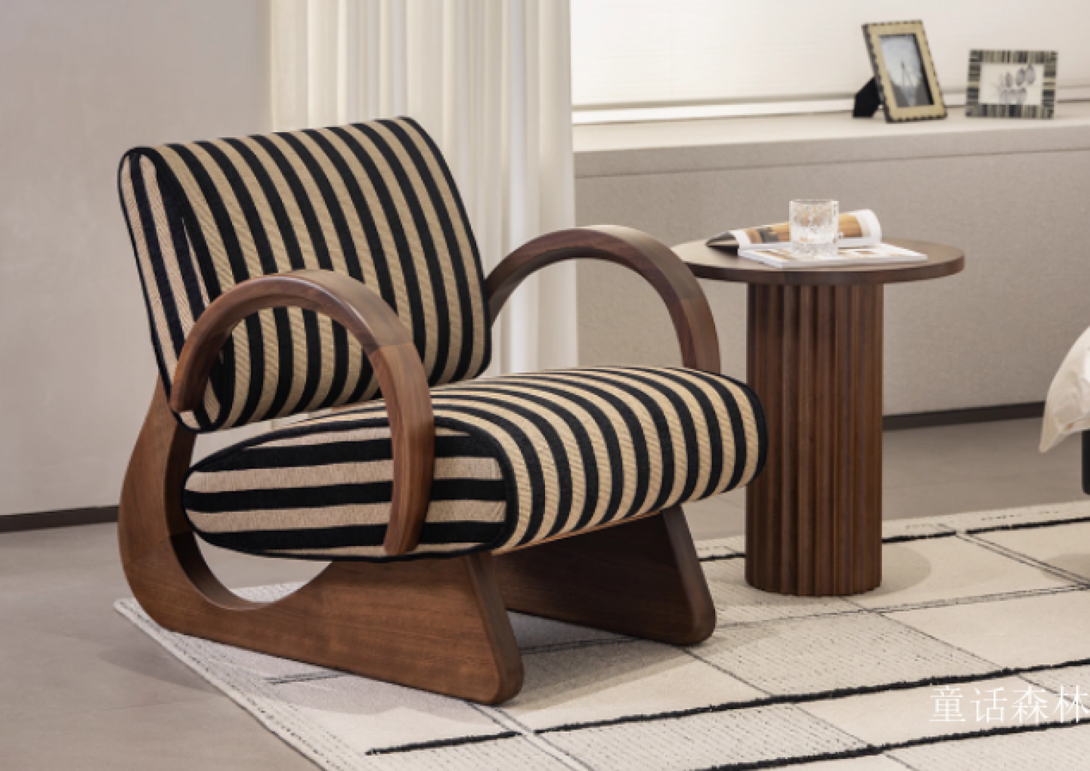 童话森林客卧家具产品《蒙太奇休闲椅》