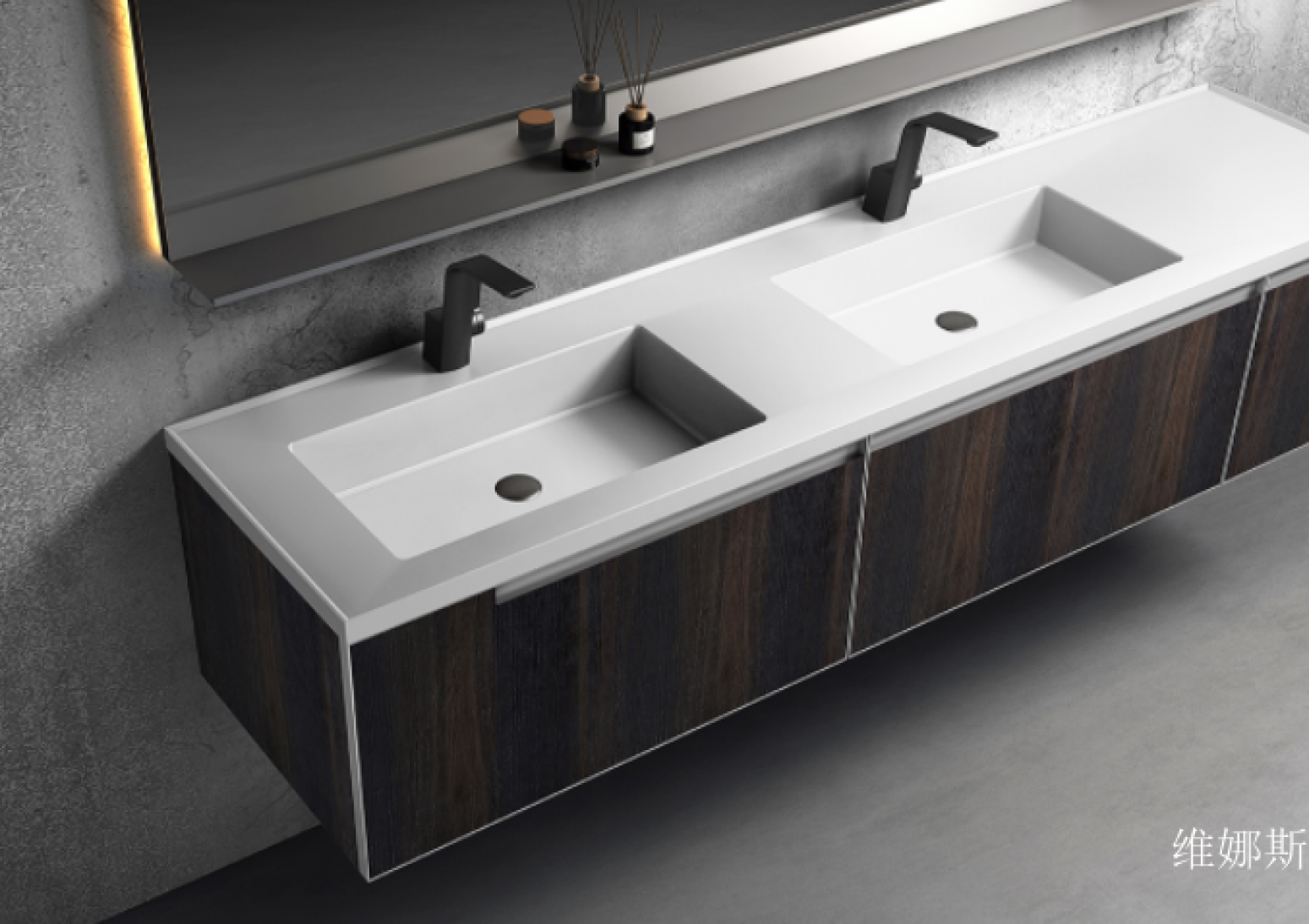 维娜斯厨卫家具产品《木合金浴室柜》【图2】