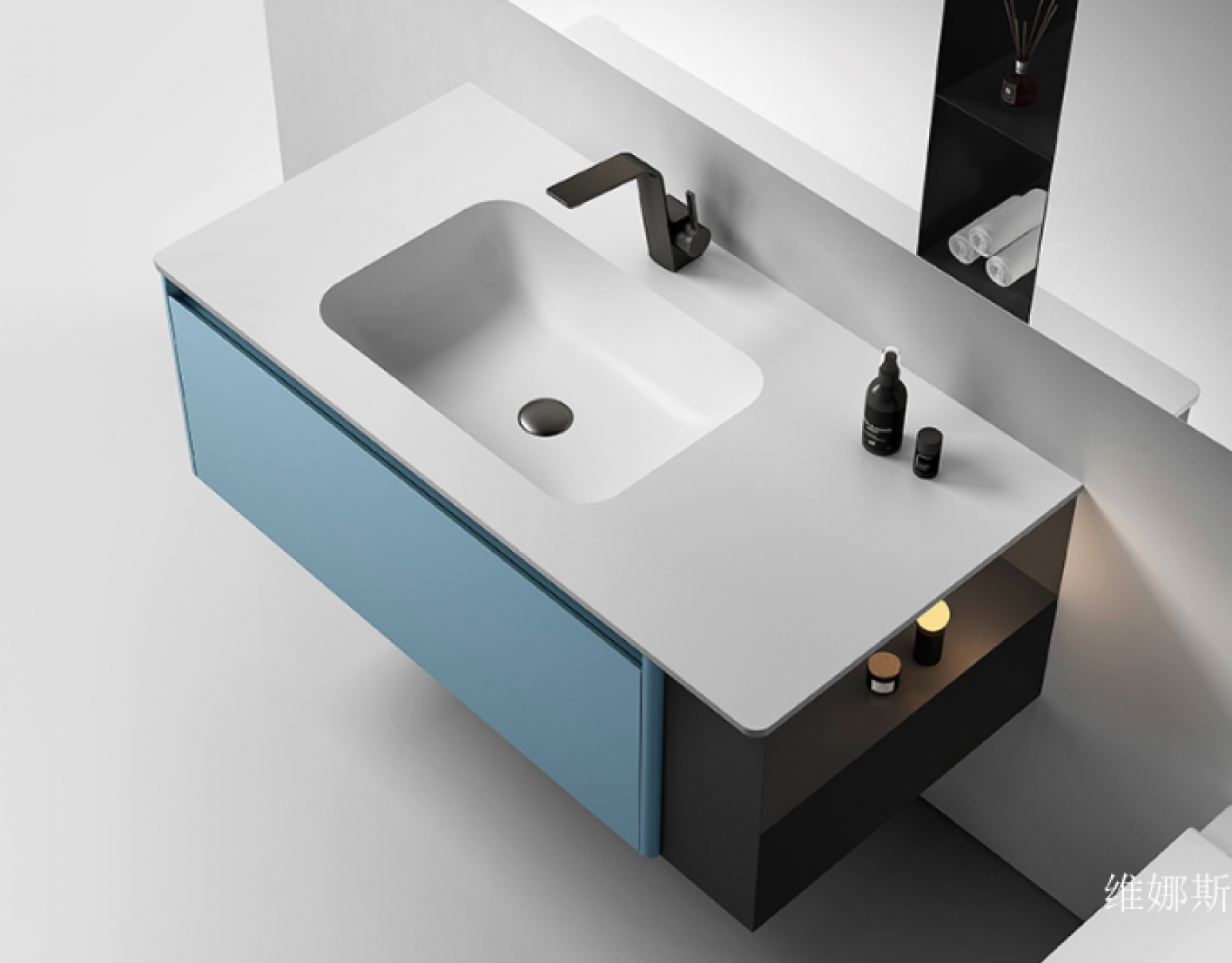 维娜斯厨卫家具产品《F901浴室柜》【图1】