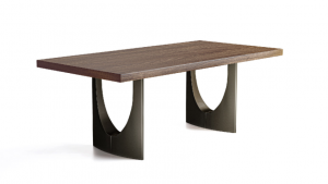 华意家居客卧家具产品《深木U型金属脚餐台》议价