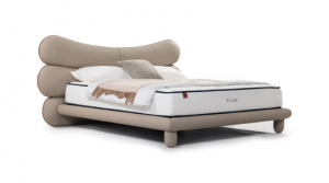 华意家居客卧家具产品《卡其云朵褶皱皮床》议价