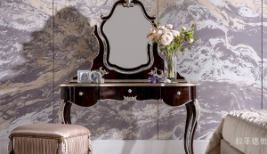 拉菲德堡客卧家具产品《描银雕花实木梳妆台》议价