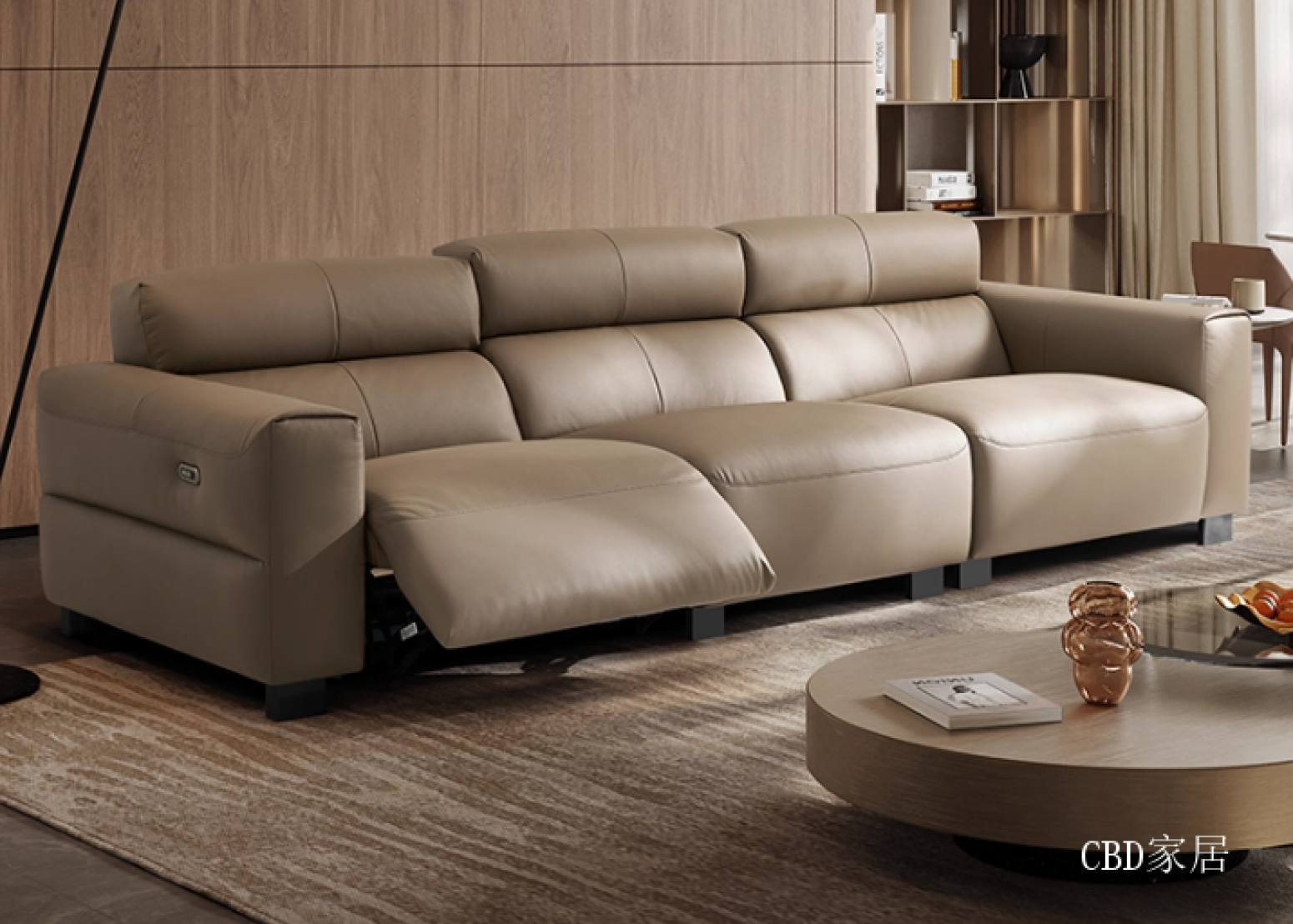 CBD家居智能家居产品《真皮电动贵族沙发》【图0】