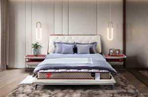 华生家居客卧家具产品《贝拉简约设计软床》议价