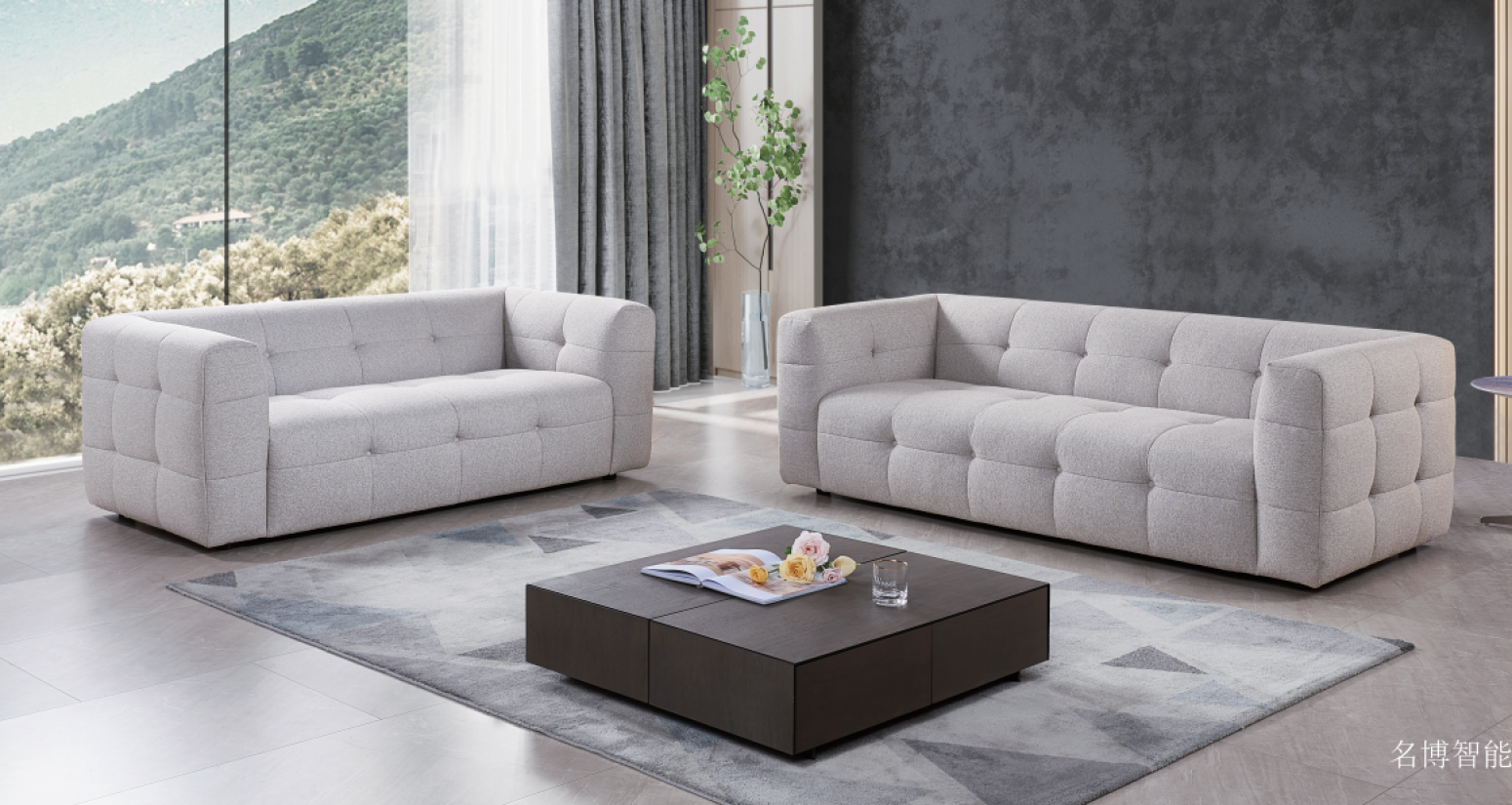 名博智能客卧家具产品《方块设计沙发》【图0】
