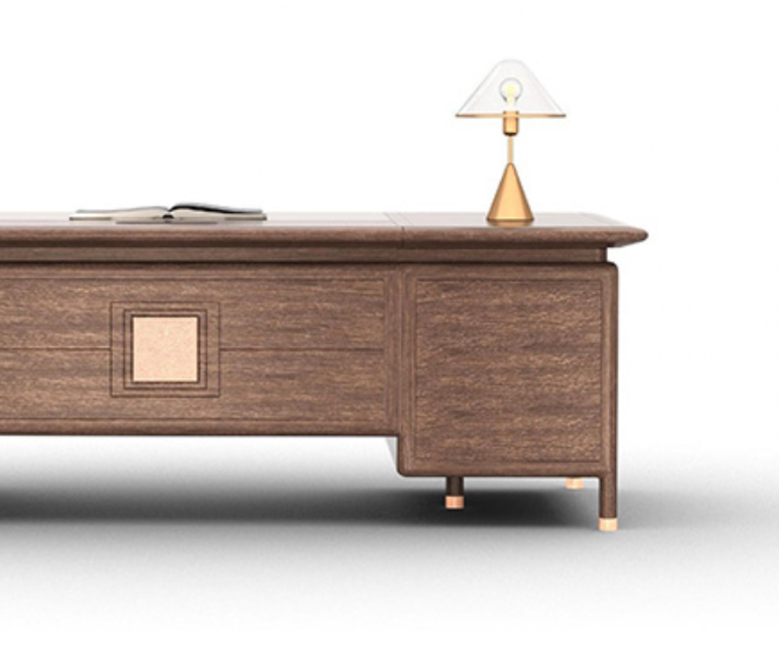 和砚家居办公家具产品《听德大班台》【图1】