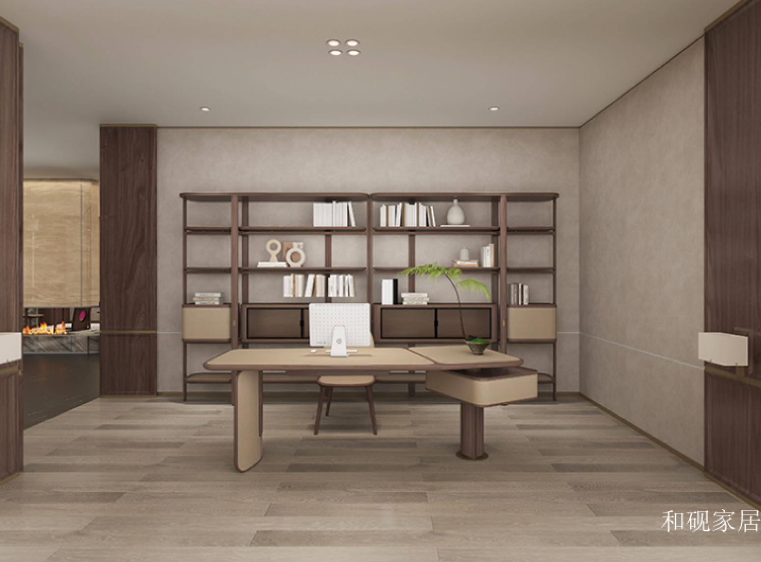 和砚家居办公家具产品《行璟办公桌》【图2】