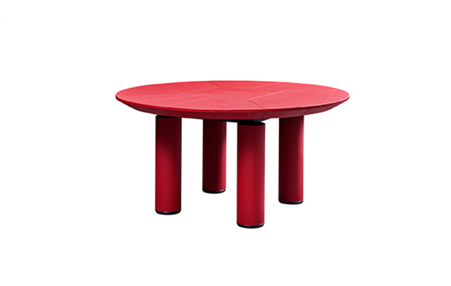 美廷理创办公家具产品《红韵圆聚会议桌》