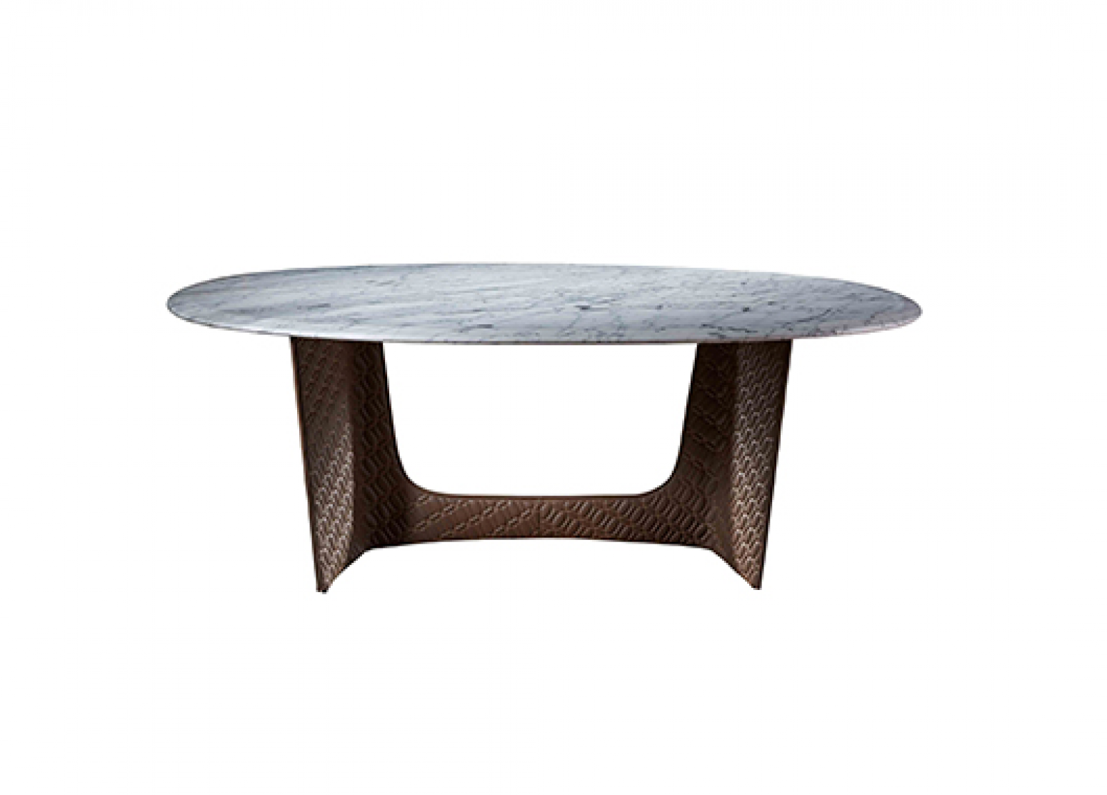 美廷理创客卧家具产品《石韵奢纹椭圆餐桌》