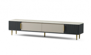 朗萨家私客卧家具产品《奢金灰调大理石电视柜》议价