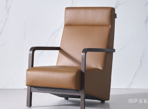 朗萨家私客卧家具产品《棕韵木艺休闲椅》议价